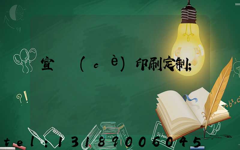 宣傳冊(cè)印刷定制