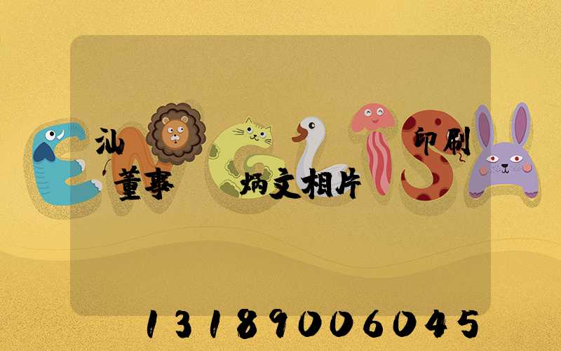 汕頭東風(fēng)印刷廠董事長黃炳文相片